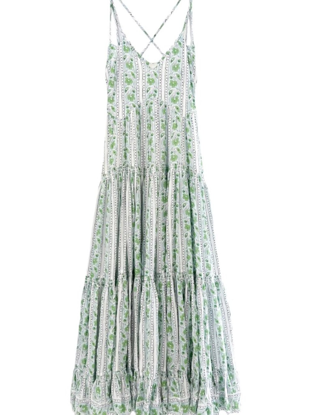 Alicia Bell Scarlett Tiered Cover-Up Maxi Dress